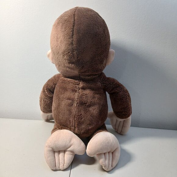 Curious George Brown Stuffed Plush Monkey Animal Toy Doll 16" Tall - Picture 3 of 4